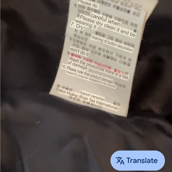 Renoma French Designer Down Filled Puffer Coat with Fur Trim - Picture 9 of 10